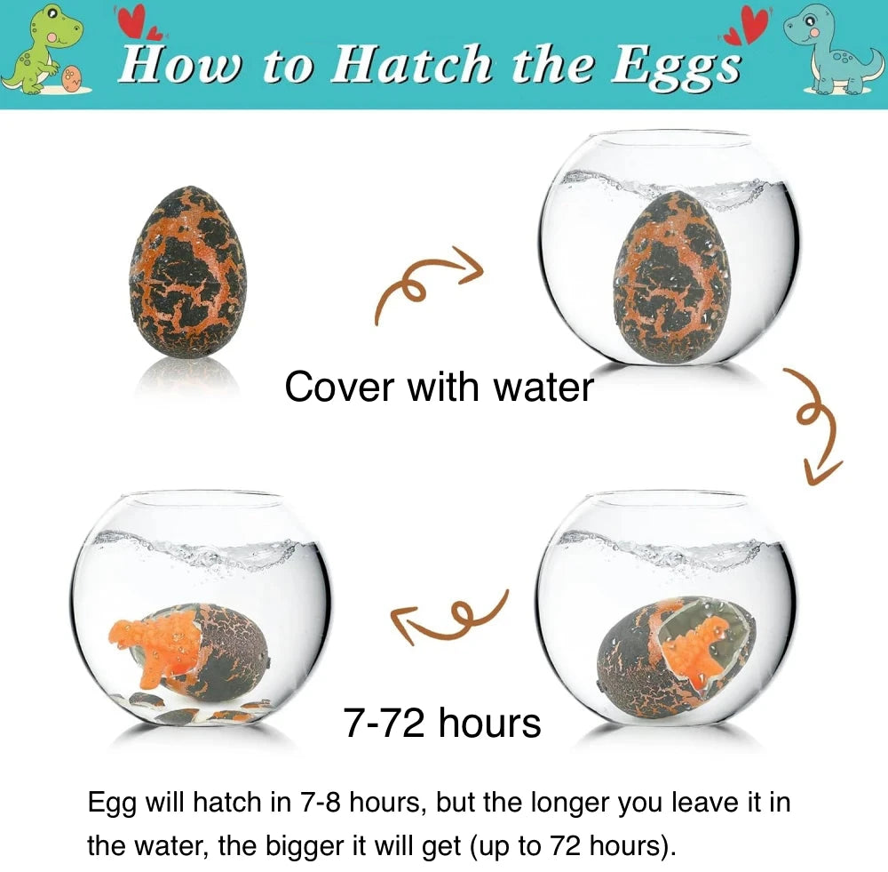 Magic Hatching Growing Dinosaur Eggs