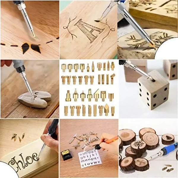 Pyrography Pen. 71PCS Wood Burning Tool Kit