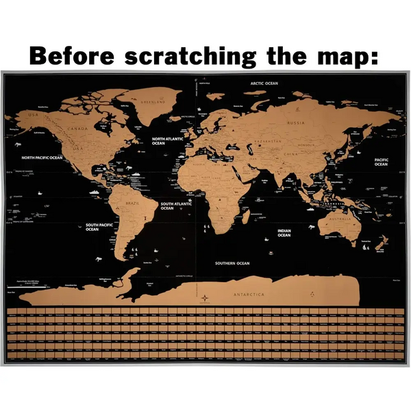 World Scratch Maps